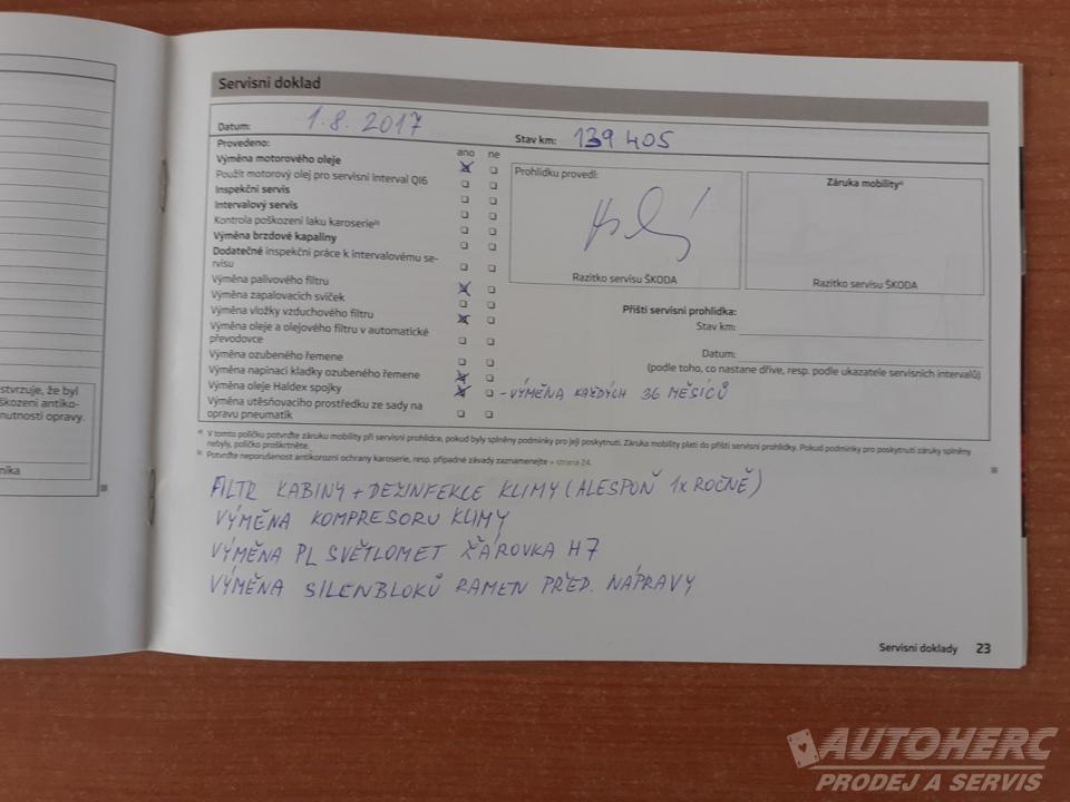 Škoda Octavia KOMBI 1.6 TDi 4x4 ČR