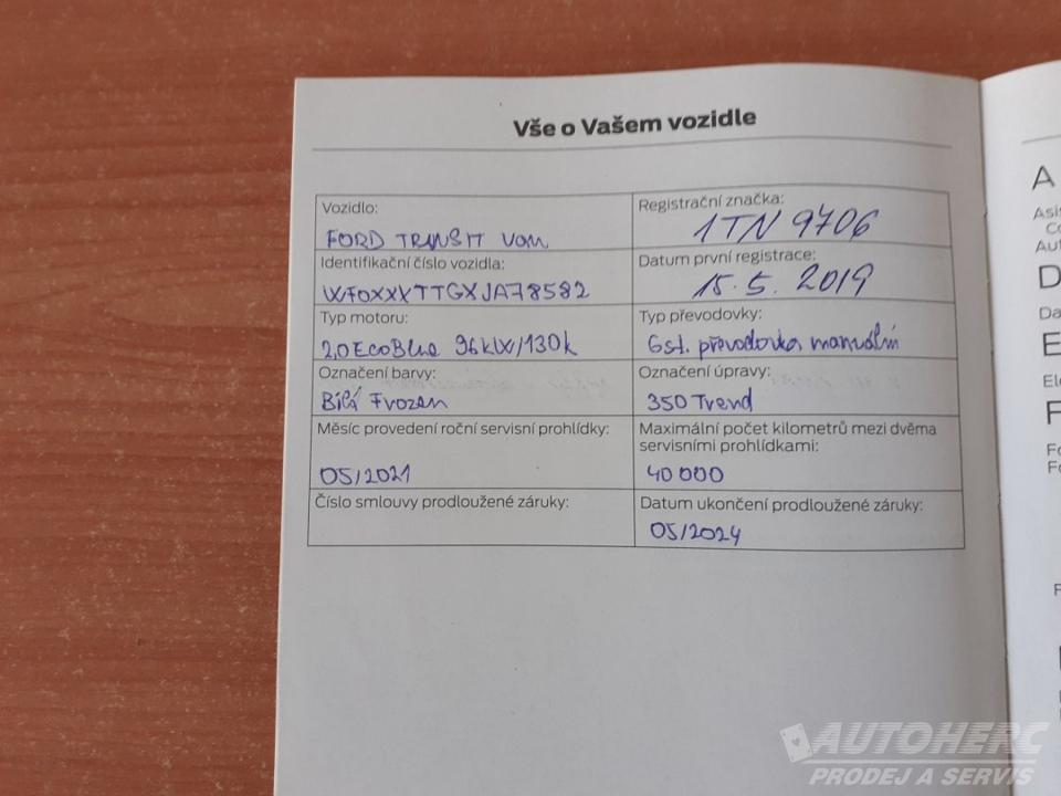 Ford Transit 2.0 TDCi 96 KW L4H3