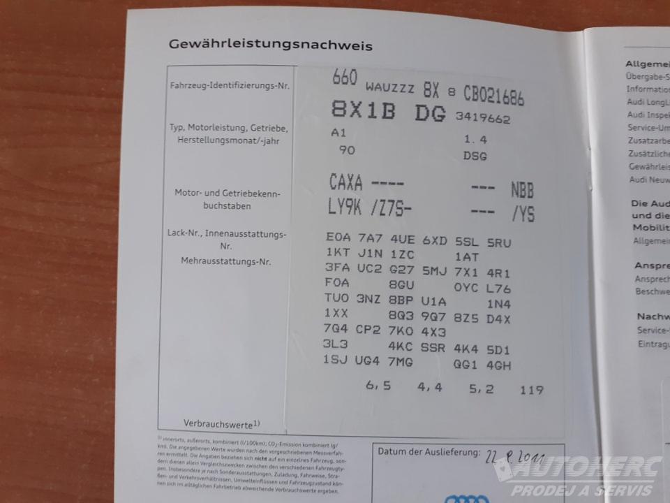 Audi A1 1.4 TFSi  AUTOMAT