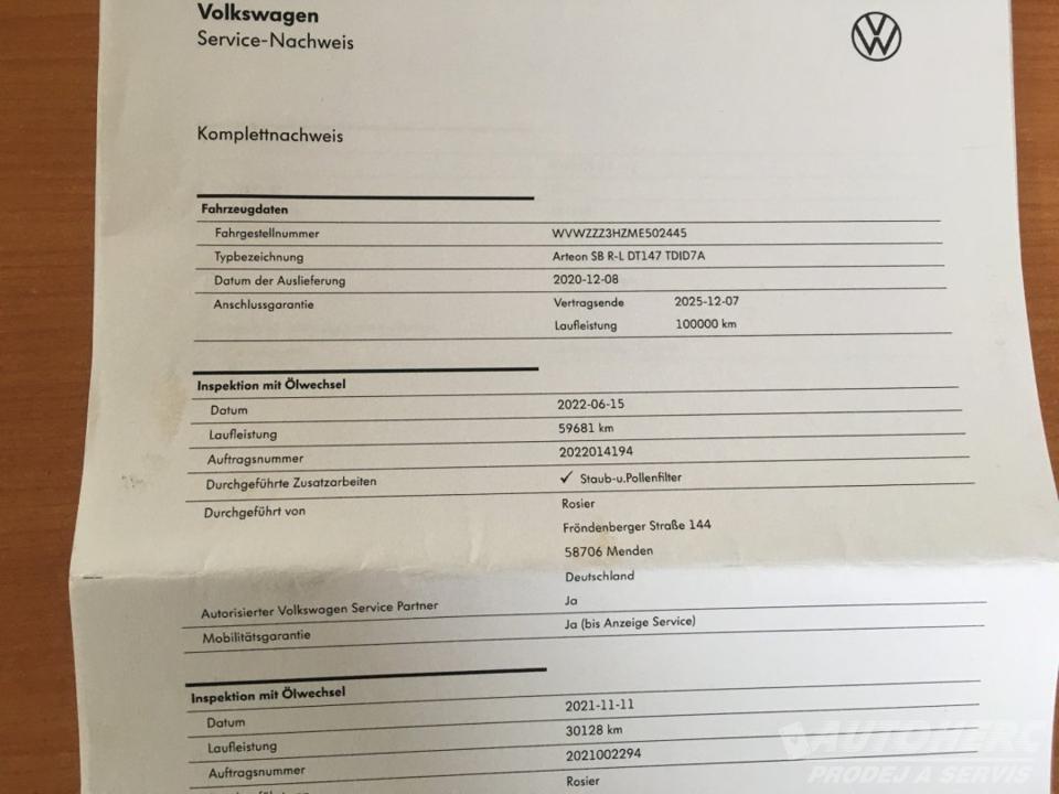 Volkswagen Arteon Shooting Brake 2.0 TDi R-Line 4x4 147kW