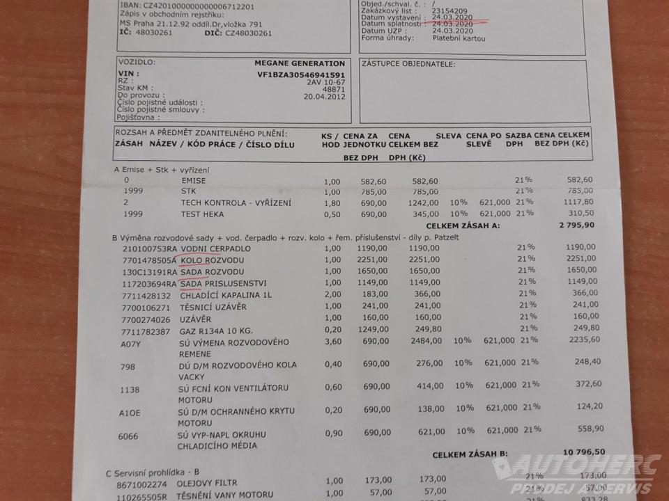 Renault Mégane 1.6 16 V  ČR
