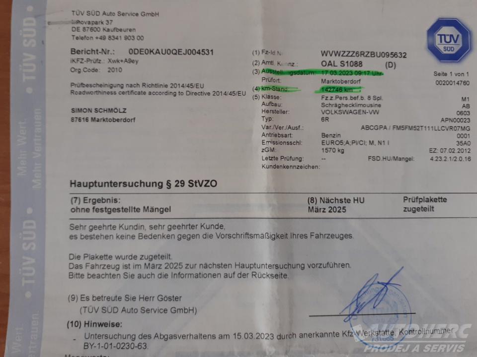 Volkswagen Polo 1.2 HTP CROSS