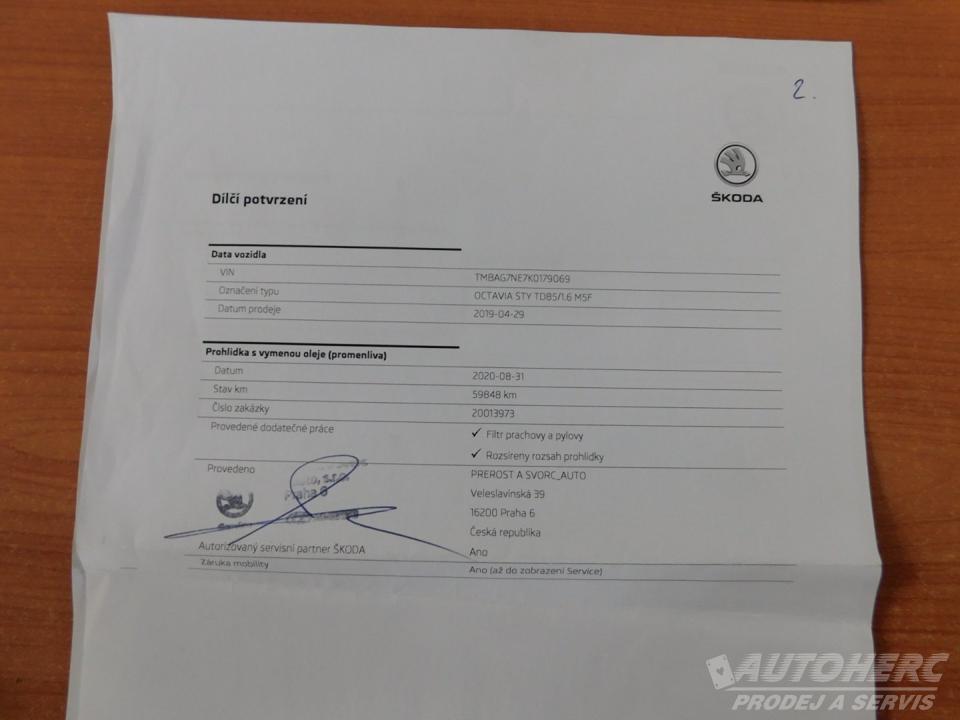 Škoda Octavia III 1.6 TDi ČR