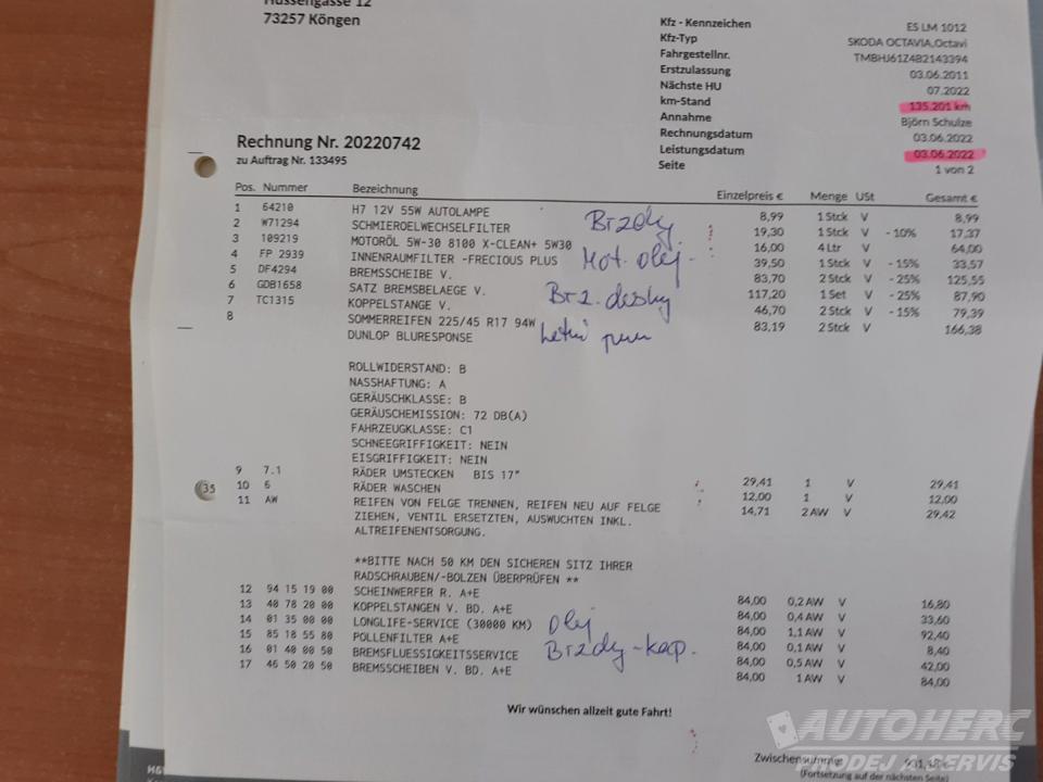 Škoda Octavia KOMBI 1.4 TSi AMBIENTE