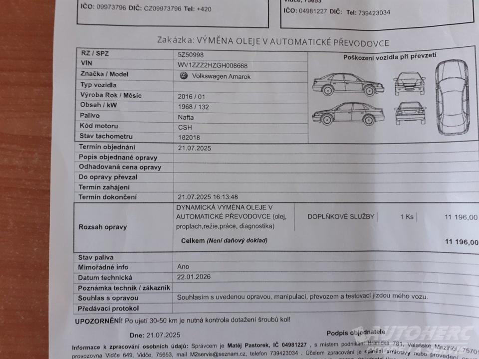 Volkswagen Amarok 2.0 TDi 4x4 DSG