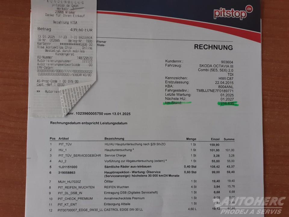 Škoda Octavia 2.0 TDi DSG ELEGANCE