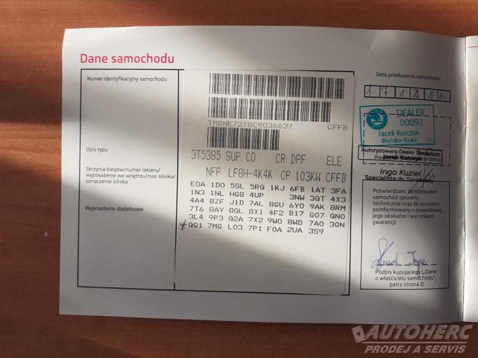 Škoda Superb 2.0 TDi Elegance