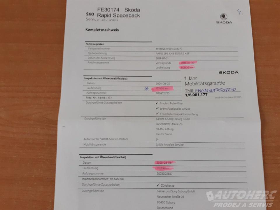 Škoda Rapid 1.2 TSi AMBIENTE