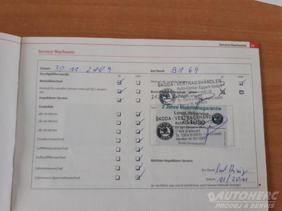 Škoda Fabia II KOMBI  1.4 16V