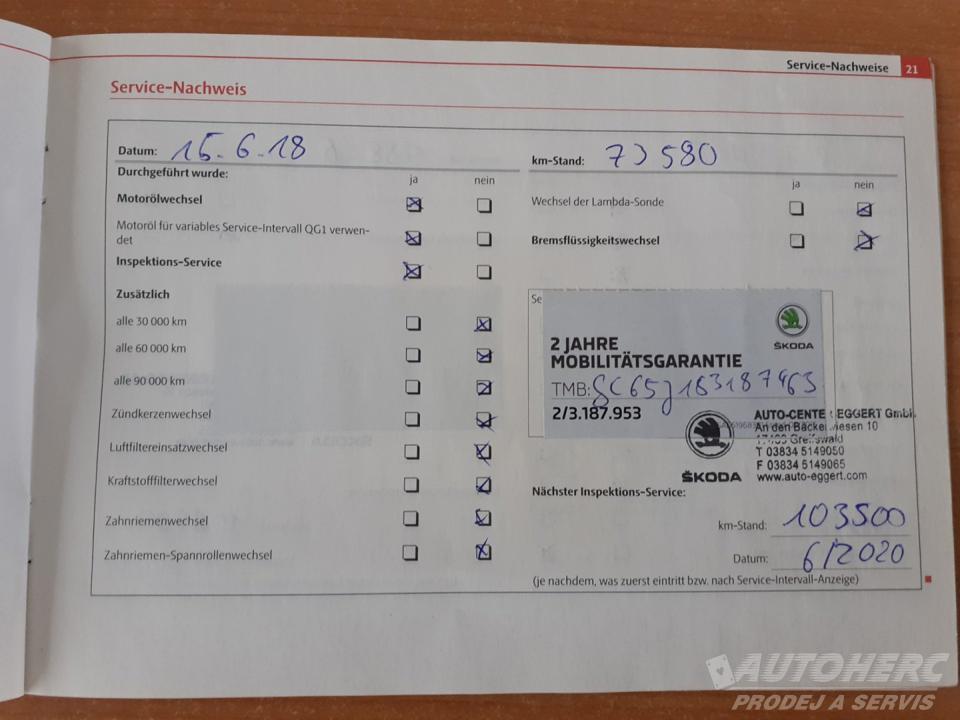 Škoda Fabia II KOMBI  1.4 16V