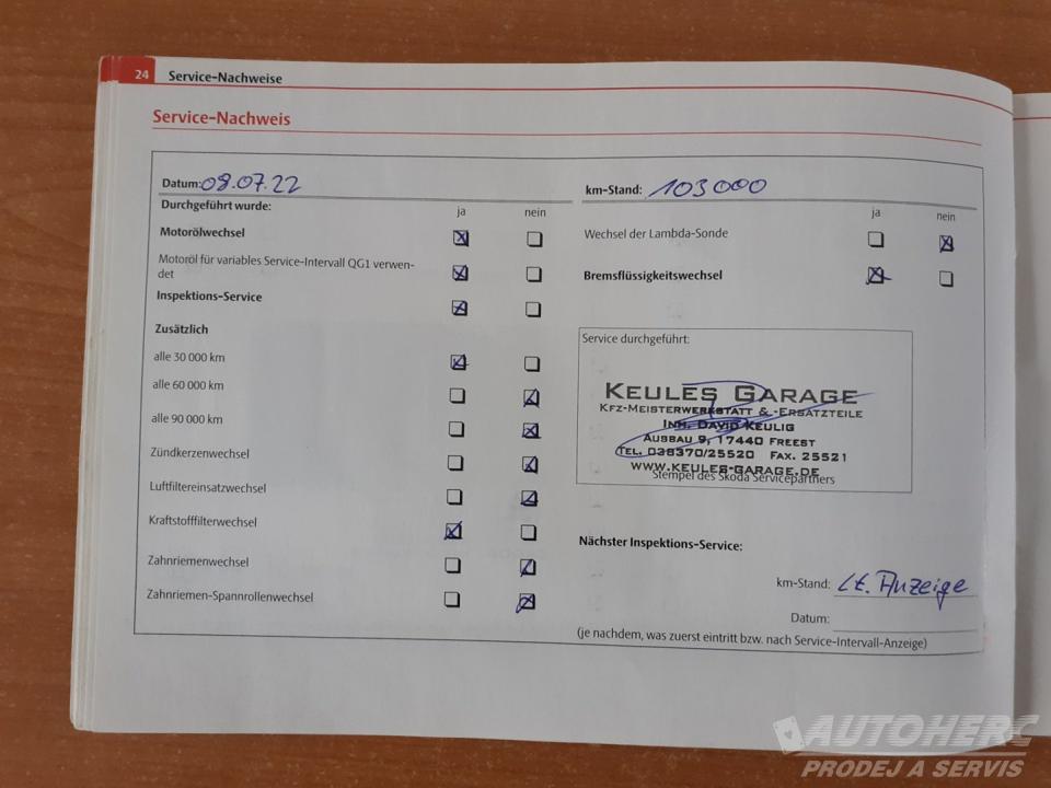 Škoda Fabia II KOMBI  1.4 16V