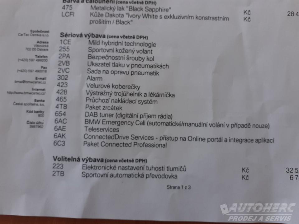 BMW Řada 5 540 i xDrive ČR DPH