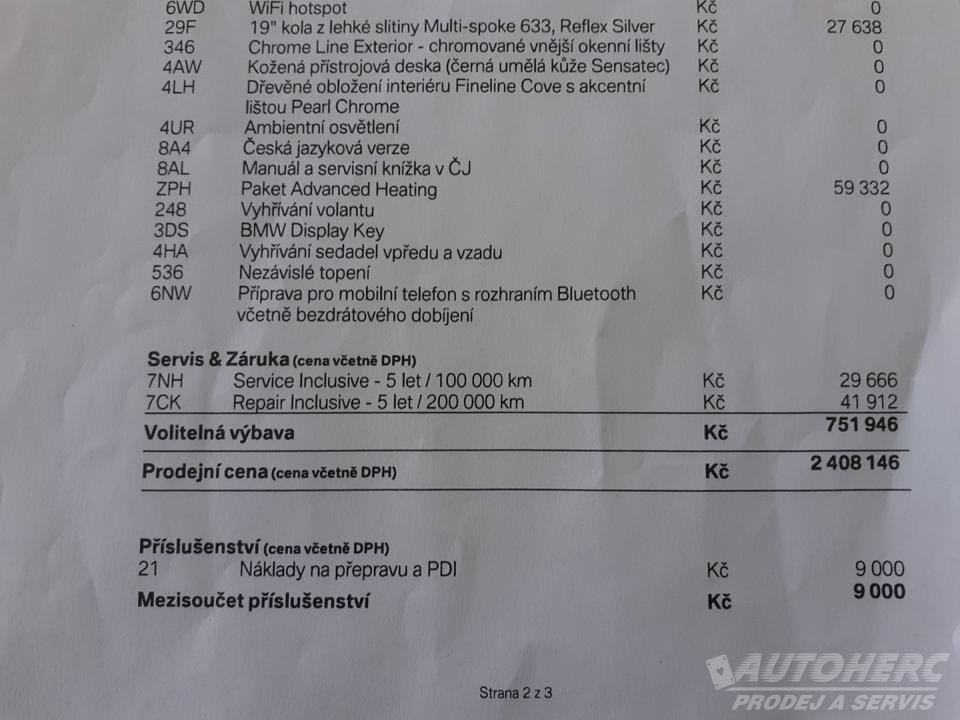BMW Řada 5 540 i xDrive ČR DPH