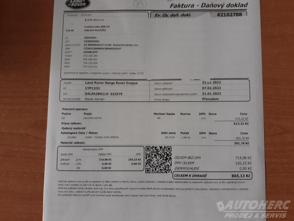 Land Rover Range Rover Evoque 2.0 P200 R DYNAMIC S