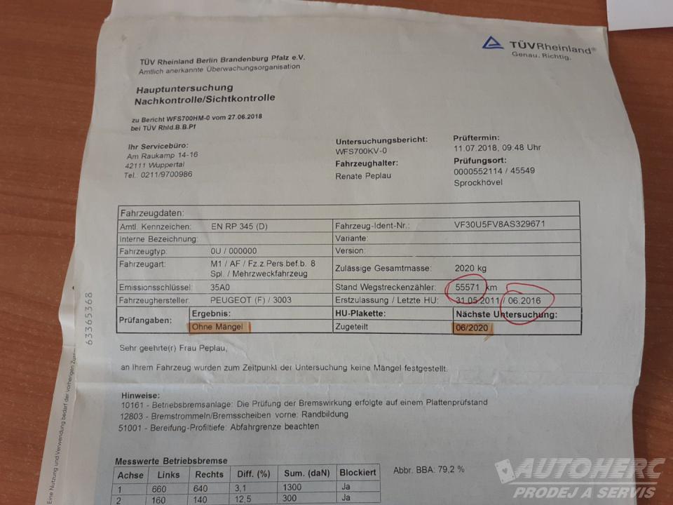 Peugeot 3008 1.6 i  16V 115Kw