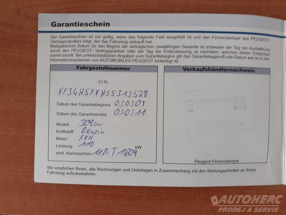 Peugeot 308 SW 1.6 16V