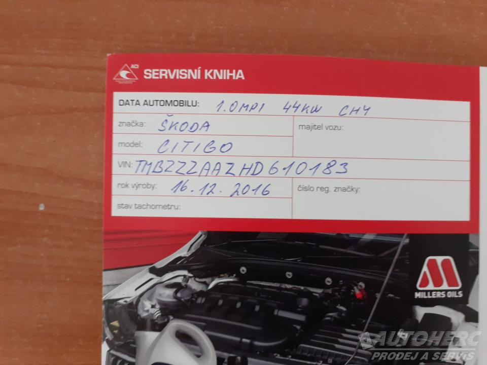 Škoda Citigo 1.0 MPi ČR