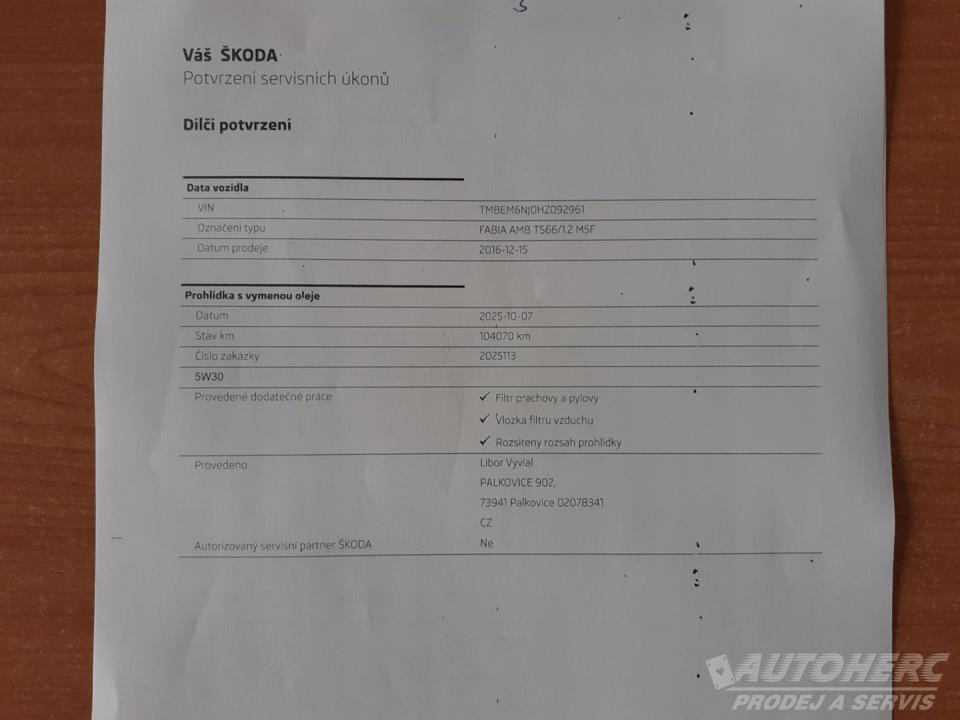 Škoda Fabia 1.2 TSi AMBIENTE