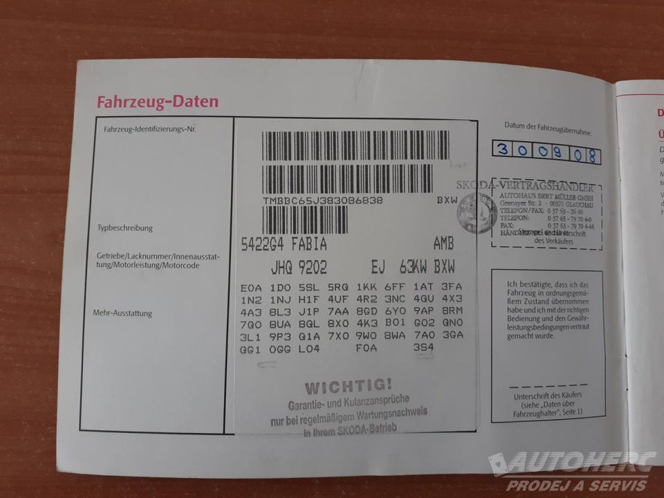 Škoda Fabia II 1.4 16V Ambiente