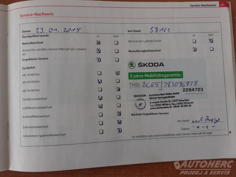 Škoda Fabia II 1.4 16V Ambiente