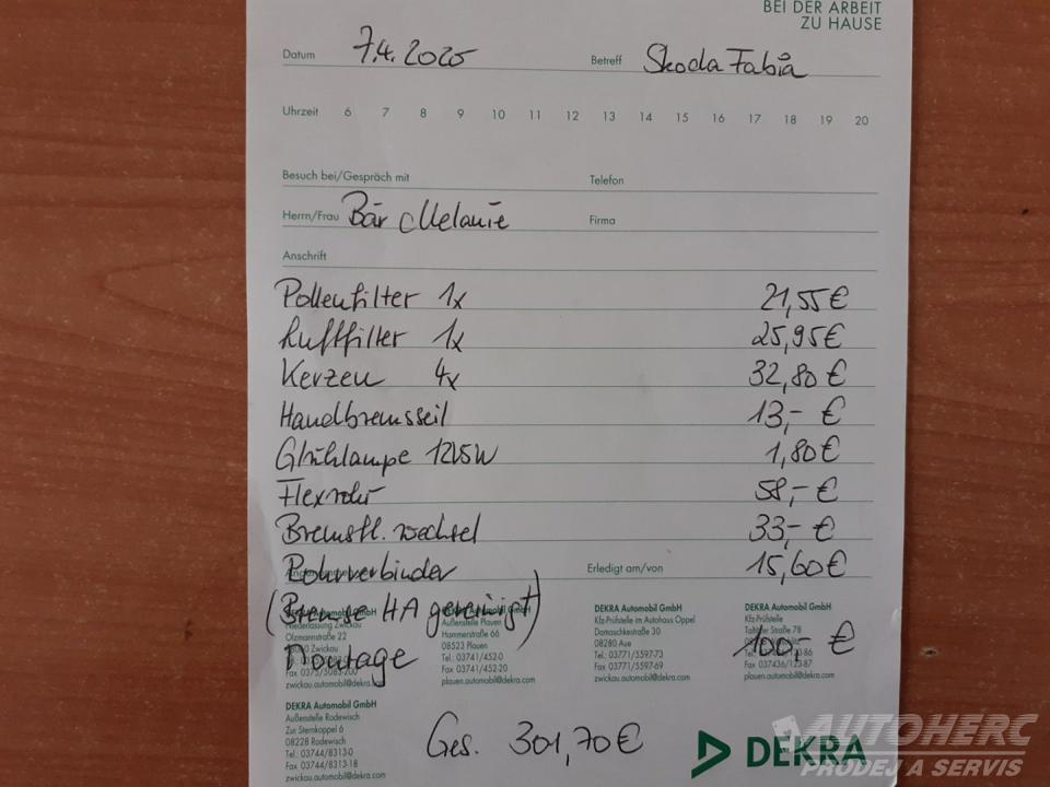 Škoda Fabia II 1.4 16V Ambiente