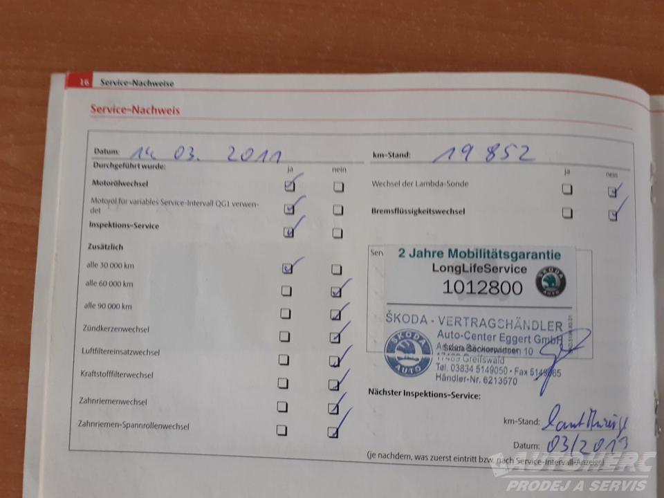 Škoda Fabia II KOMBI  1.4 16V