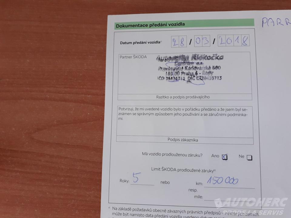 Škoda Octavia 1.4 TSi KOMBI ČR