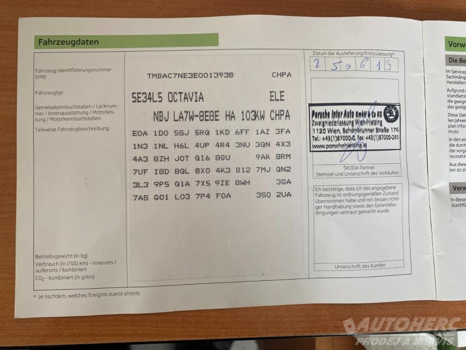 Škoda Octavia III 1.4 TSi Elegance 103 kW