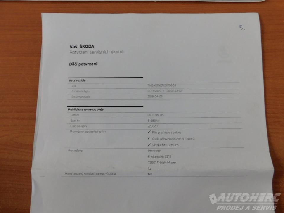 Škoda Octavia III 1.6 TDi ČR