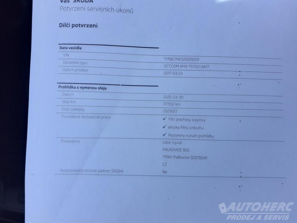 Škoda Octavia III KOMBI 1.4 TSI