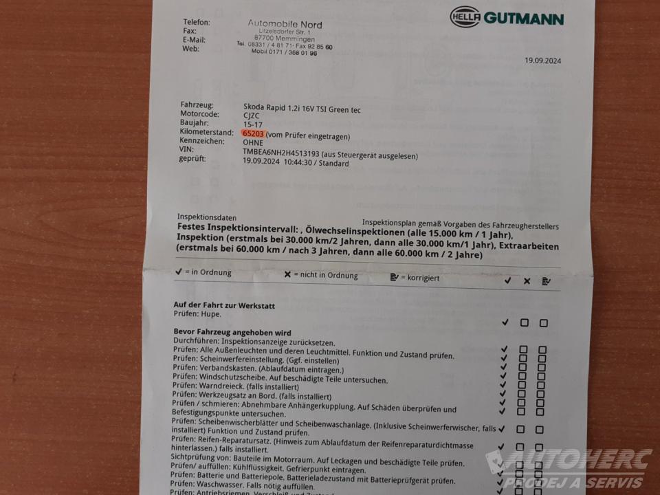 Škoda Rapid 1.2 TSi ACTIV