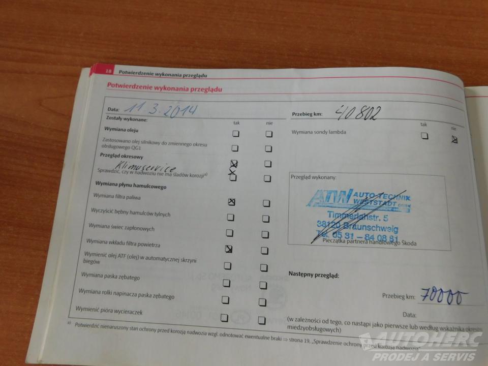 Škoda Roomster 1.6 TDi 77 Kw