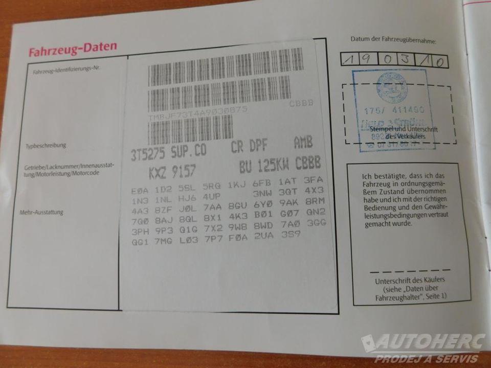 Škoda Superb II Kombi 2.0 TDi