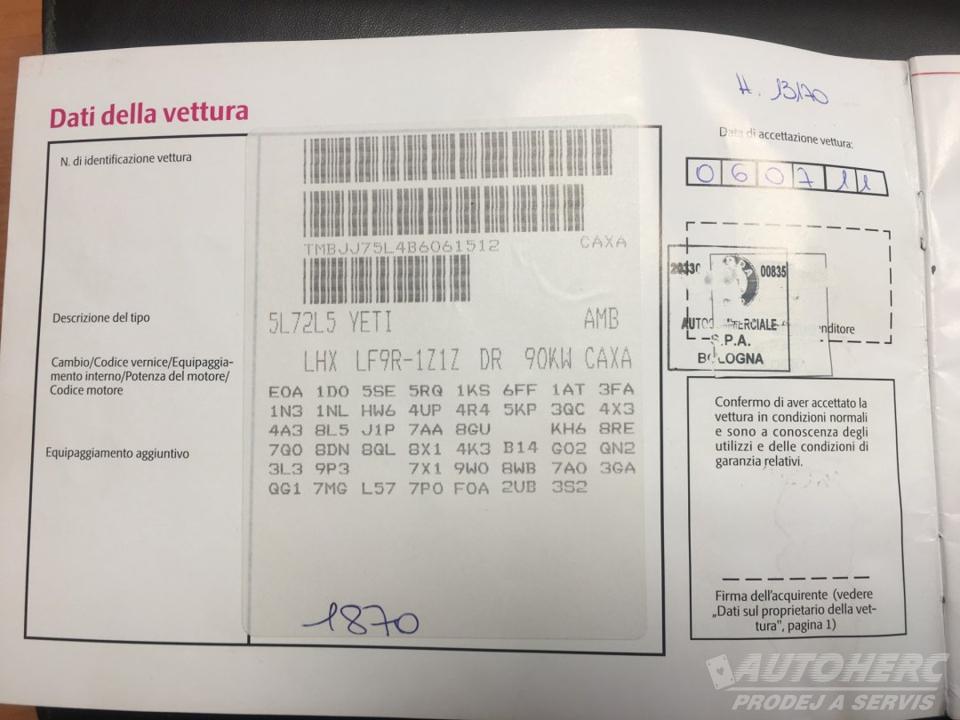 Škoda Yeti 1.4 TSi 90kW