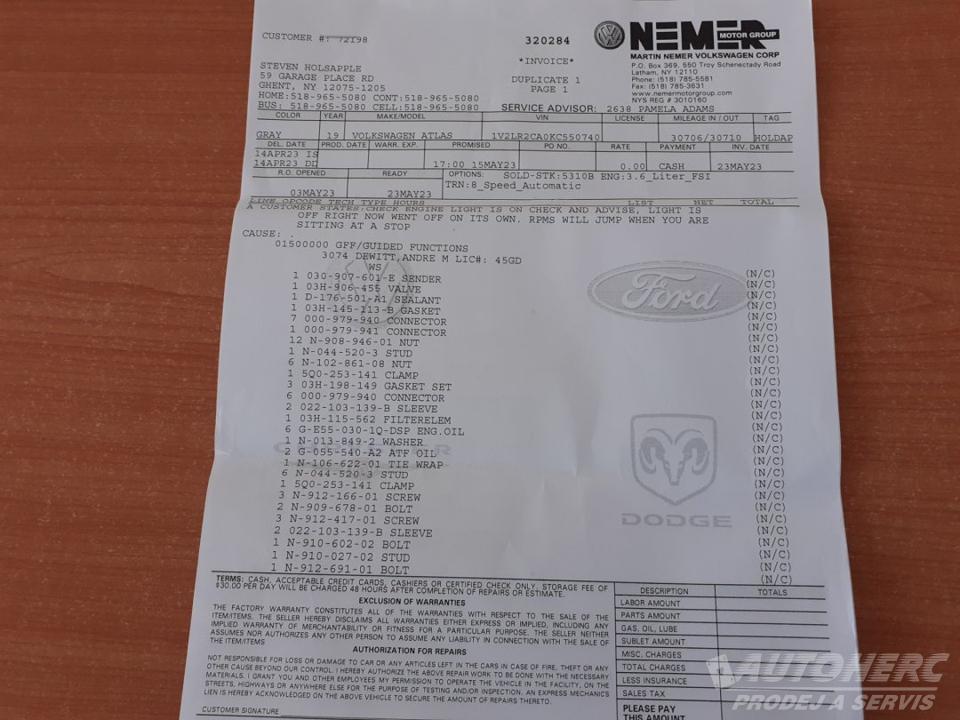 Volkswagen Atlas 3.6 V6 4x4 6 MÍST