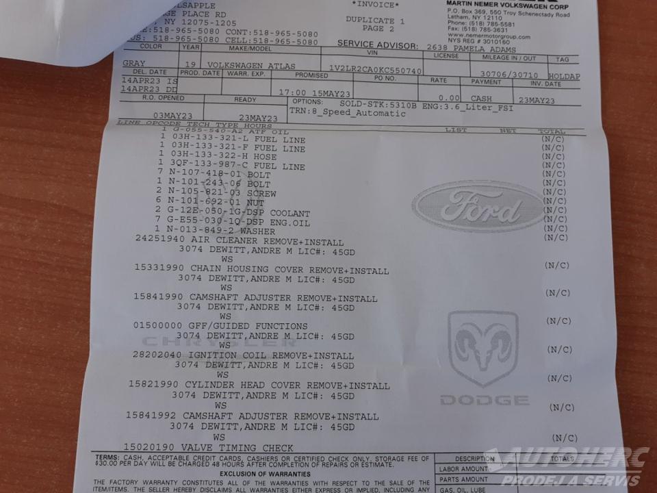 Volkswagen Atlas 3.6 V6 4x4 6 MÍST