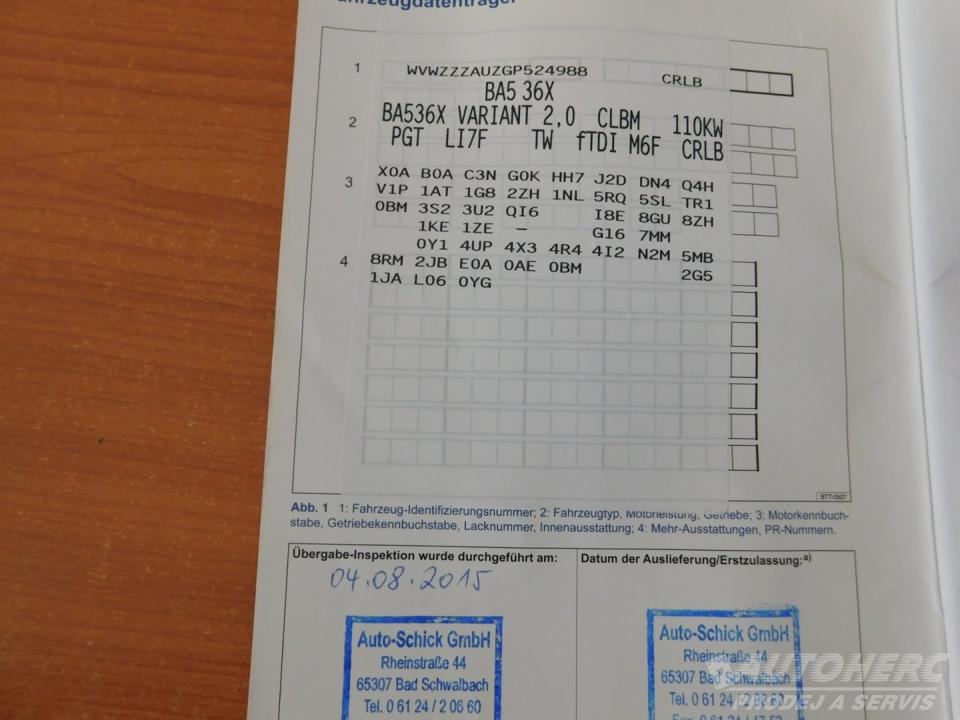 Volkswagen Golf VII KOMBI 2.0 TDI