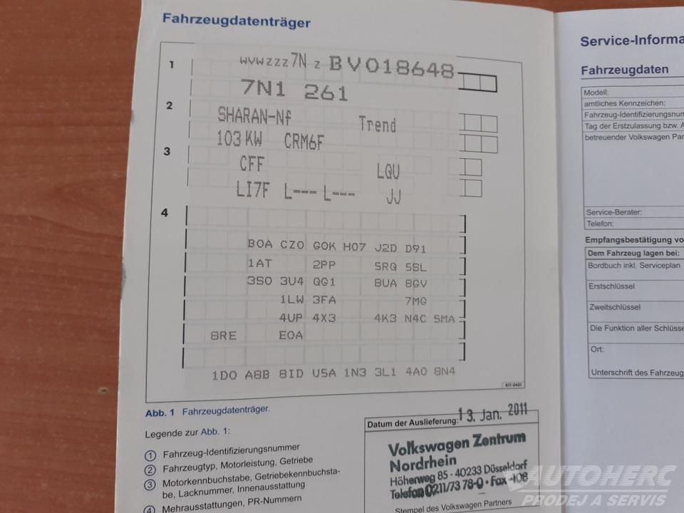 Volkswagen Sharan 2.0 TDi TREND