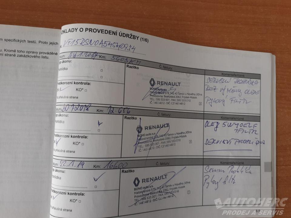 Renault Clio 1.2 16 V  1. MAJ.ČR