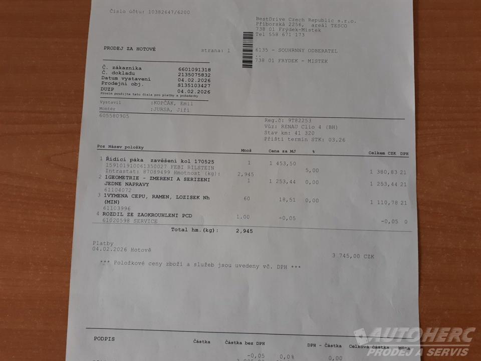 Renault Clio 1.2 16 V  1. MAJ.ČR