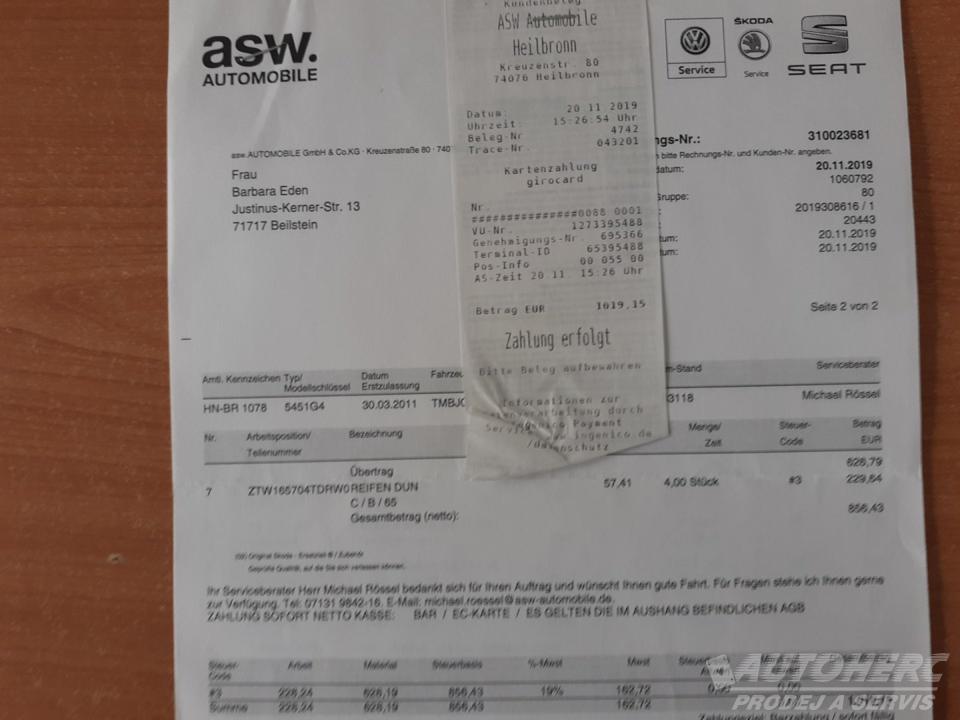 Škoda Fabia KOMBI 1.4 16V