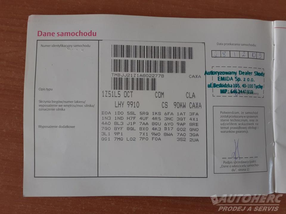 Škoda Octavia KOMBI 1.4 TSI