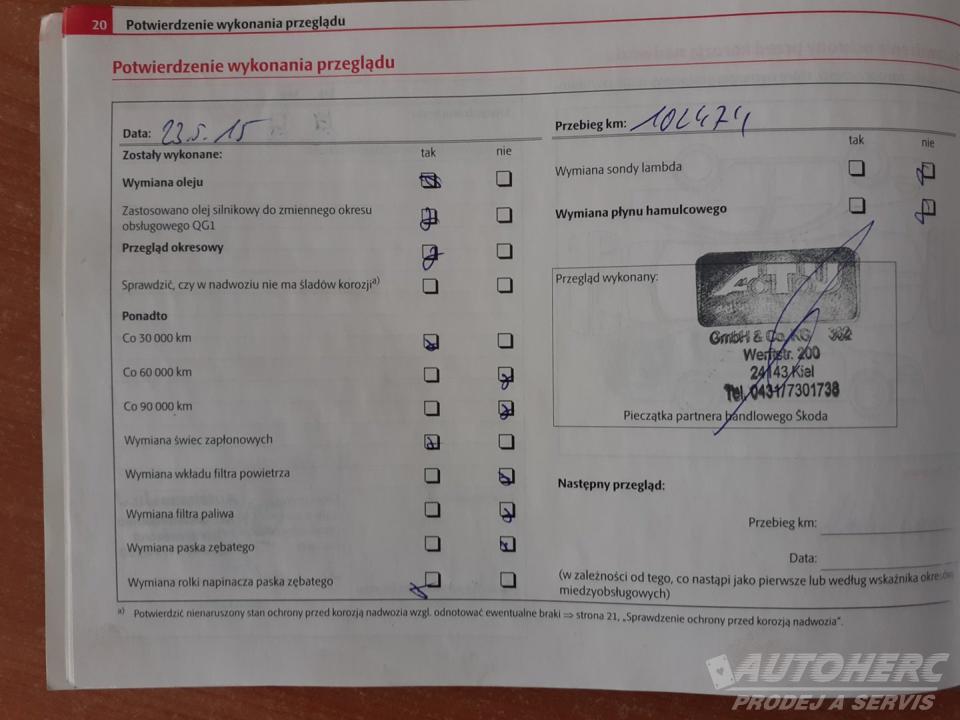 Škoda Octavia KOMBI 1.4 TSI