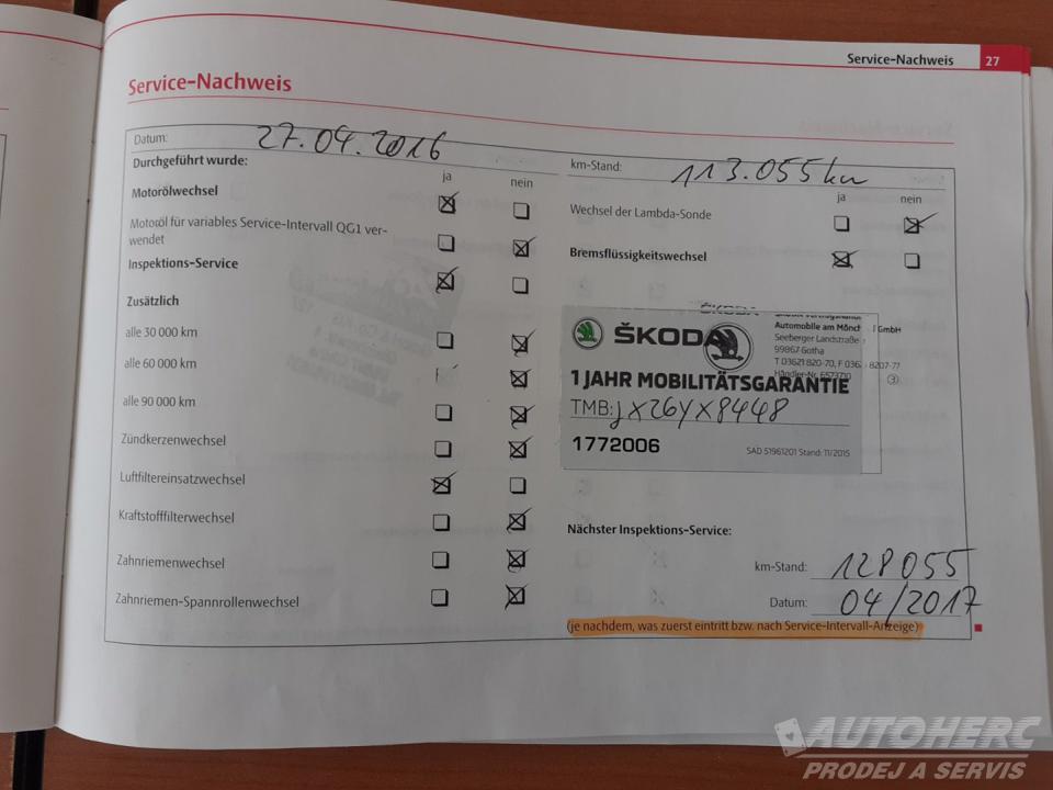 Škoda Fabia KOMBI 1.4 16V  59 KW