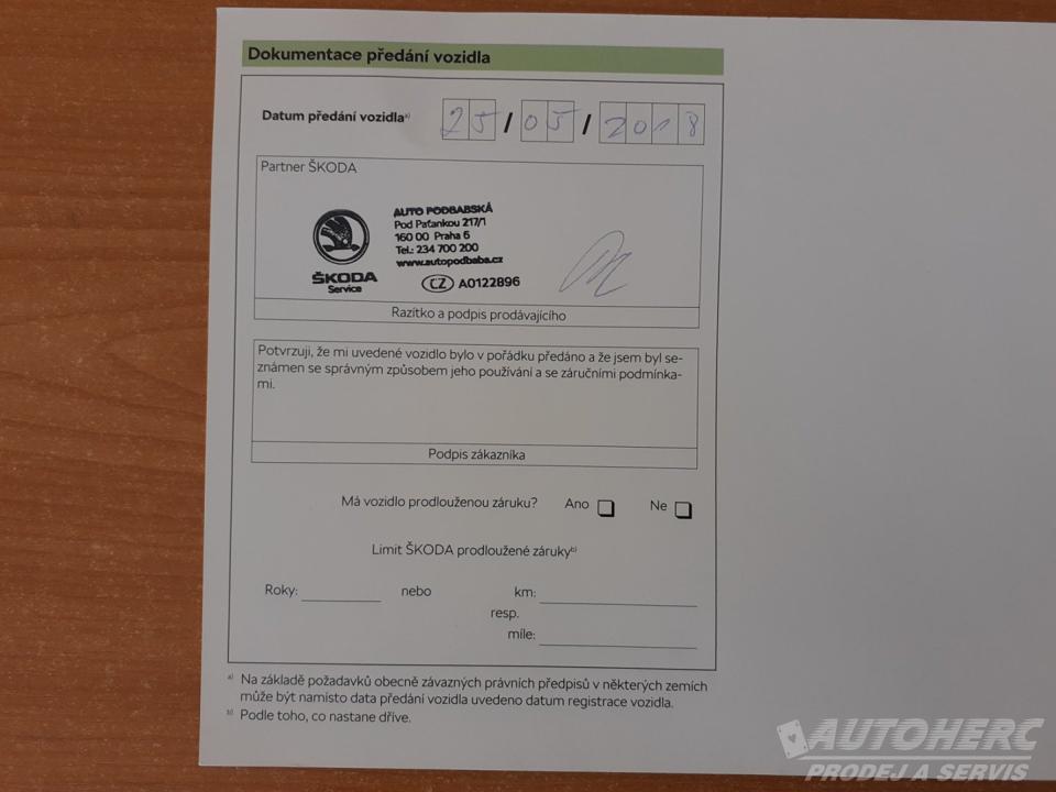Škoda Fabia 1.0 TSI ČR
