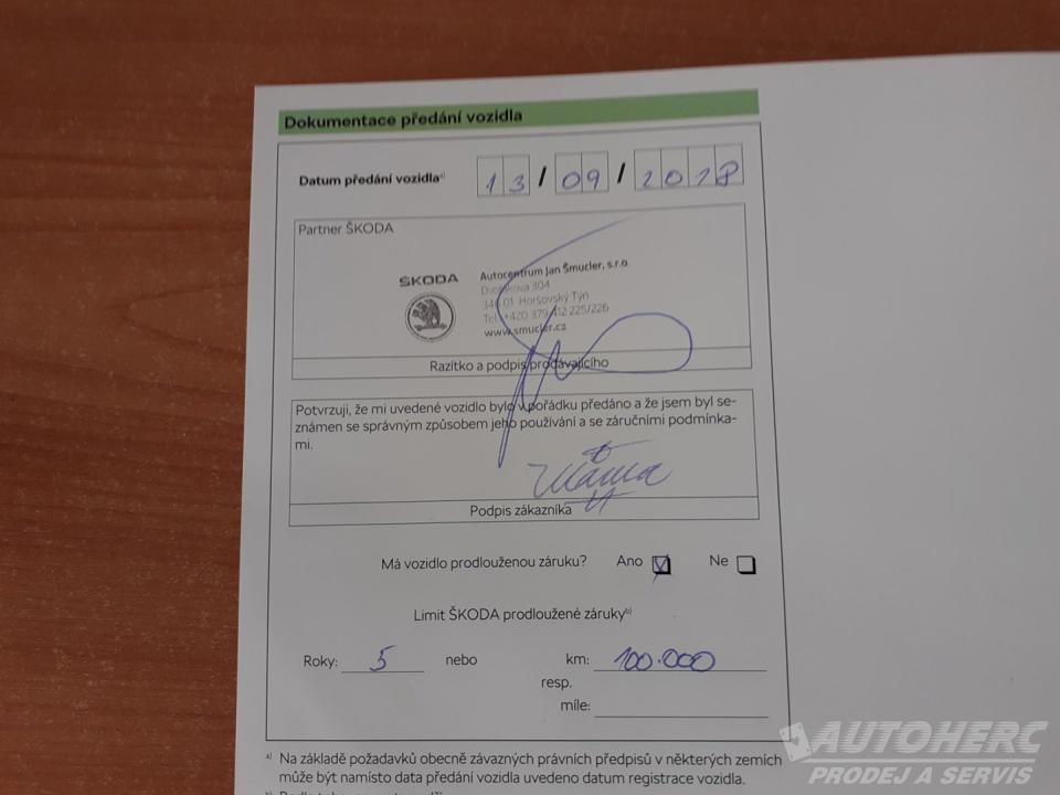 Škoda Octavia 1.4 TSi  110 Kw ČR