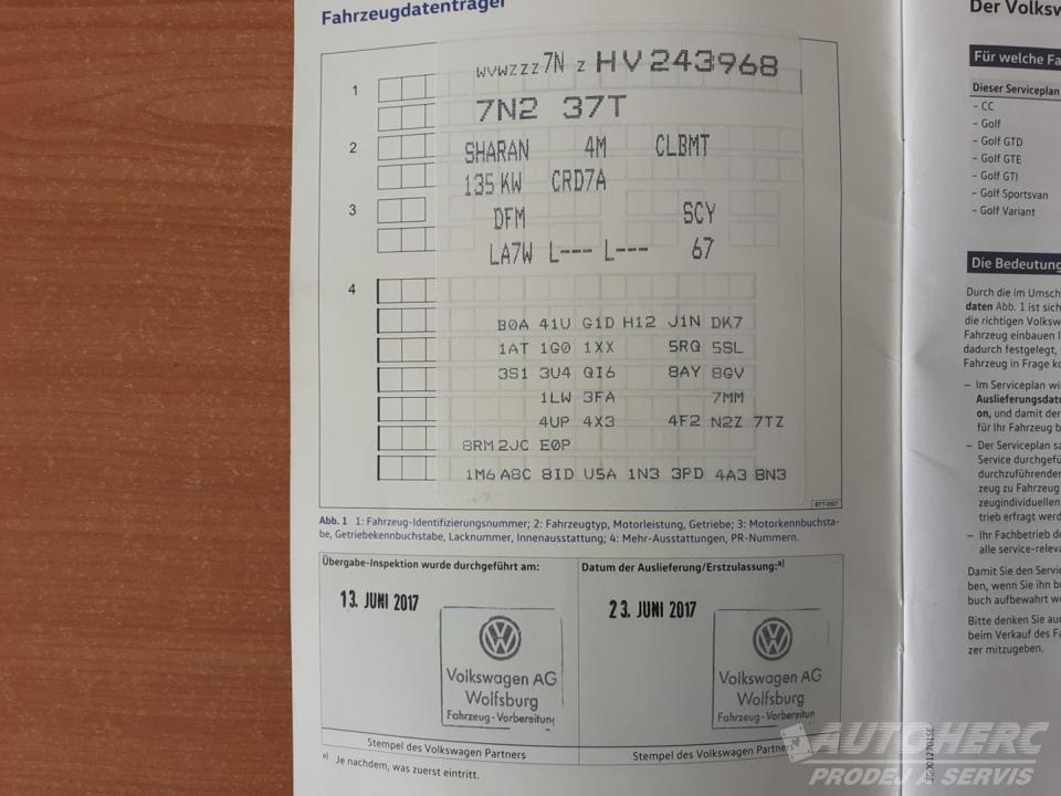 Volkswagen Sharan 2.0 TDI 4X4 DSG 7 MÍST.