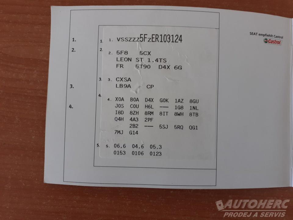 Seat Leon KOMBI 1.4 TSI FR