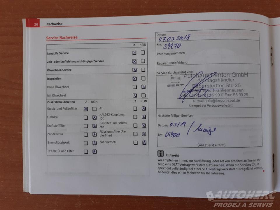 Seat Leon KOMBI 1.4 TSI FR